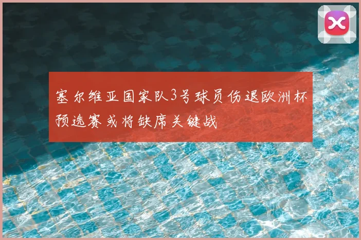 塞尔维亚国家队3号球员伤退欧洲杯预选赛或将缺席关键战